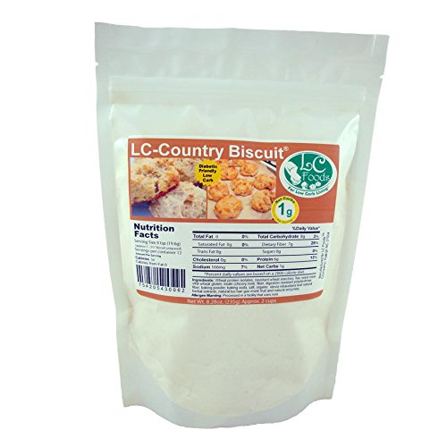 Low Carb Foods Country Biscuit Mix| 100% All Natural Ingredients |Best Naturals |No Sugar Diabetic Friendly | High Protein and Fiber | Artificial