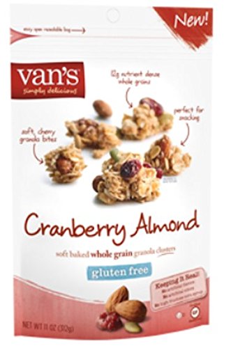 Van's Cranberry Almond Granola Cluster Cereal Gluten Free (Pack of 2)