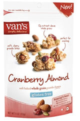 Van's Cranberry Almond Granola Cluster Cereal Gluten Free (Pack of 2)