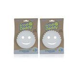 Scrub Daddy Sponge - Dye Free - Scratch-Free Scrubber for Dishes and Home, Odor Resistant, Soft in Warm Water, Firm in Cold, Deep Cleaning, Dishwasher
