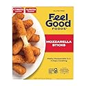 Feel Good Foods Gluten-Free Mozzarella Sticks with Crispy Breading | Frozen Appetizer 8oz