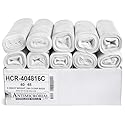Aluf Plastics 45 Gallon Clear Trash Bags 40" x 48" - 16 Micron Equivalent High Density Value Garbage Bags, HCR-404816C (Pack of 1, 250 Count Total)