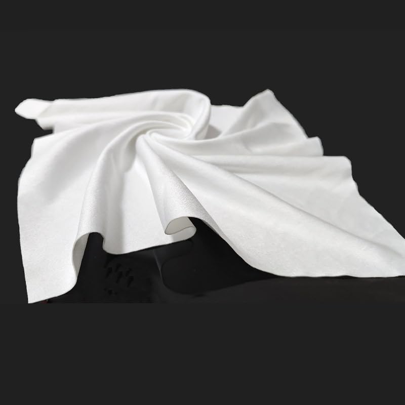 100 Pieces White Microfiber Cleanroom Wipes,Used for Cleaning LED Display Screens,Precision instruments, Hardware Parts Optical Lenses And Mobile