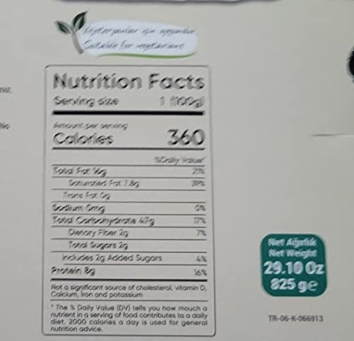 Floria Tahinli Kayseri Katmer 825 gr - 5 pieces - Halal - Product of Turkey - Bread with Tahini