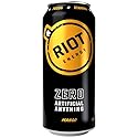 RIOT Clean Energy Drink, Mango, Organic, No Sugar Added, Made with Real Fruit, 100mg L-Theanine, 16 fl oz
