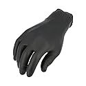 PackagingSuppliesByMail Nitrile Gloves, Latex-Free Disposable Gloves, Powder-Free, Black, Size Extra Small, 5 Mil Thick, Pack of 36000