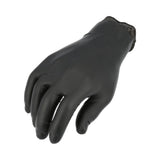 PackagingSuppliesByMail Nitrile Gloves, Latex-Free Disposable Gloves, Powder-Free, Black, Size Extra Small, 5 Mil Thick, Pack of 36000