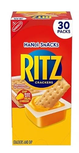 Ritz Handi-Snacks Crackers And Cheese Dip, 30 pk.