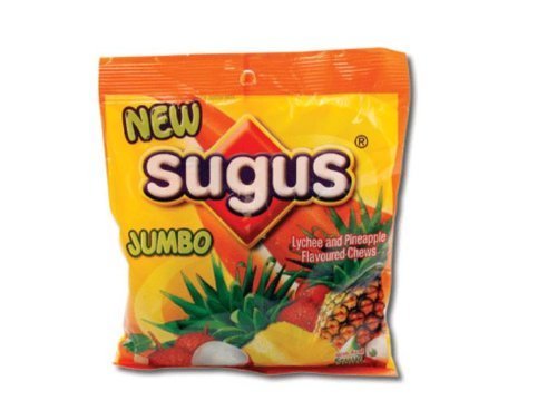 Sugus Jumbo Lychee & Pineapple Flavoured Chewy Candy by Sugus