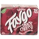 Faygo black cherry flavor soda, 12-pack 12-fl. oz. cans