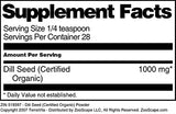 Dill Seed (Certified Organic) Powder (1 oz, ZIN: 518597) - 3 Pack