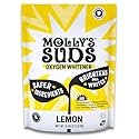 Molly's Suds Oxygen Whitener | Powerful Bleach Alternative, Chlorine Free & Color Safe | Brightens Whites and Removes Stains (Lemon Essential Oil