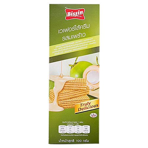 BISSIN Brand, Coconut Wafers 100g X 2 Packs