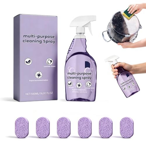 Fliwos Spray Oven Cleaner, 2026 Upgraded All-Purpose Spray Cleaner with Concentrated Cleaning Tablets, Multi-Surface Cleaning Spray for Oven, Grill