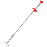 Familyhouse Bendable Sink Cleaning Hook Sewer Dredging Tool Kitchen Spring Pipe Hair Remover Kitchen Through Sewer Dredging Device Drain Opener Red