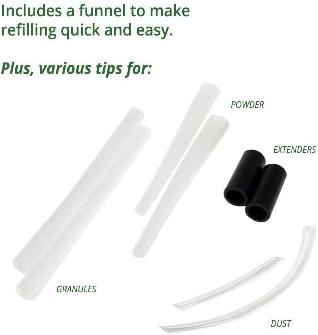 Punchau Diatomaceous Earth Duster, Powder Sprayer, Garden Duster Applicator Dispenser with Long Plastic Tube for Organic Gardening Agricultural