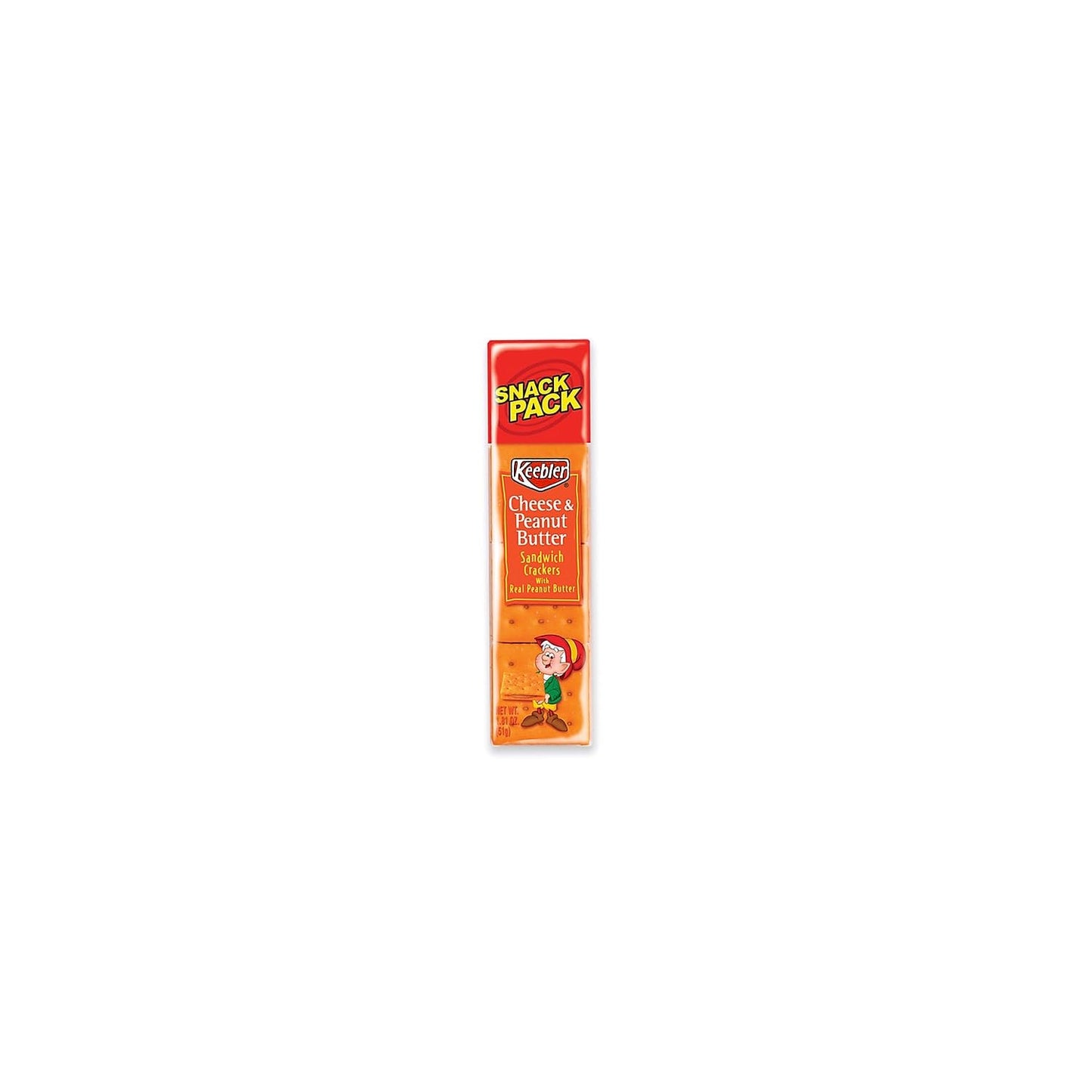 Keebler Cheese and Peanut Butter Crackers 1.8 oz. Pouch