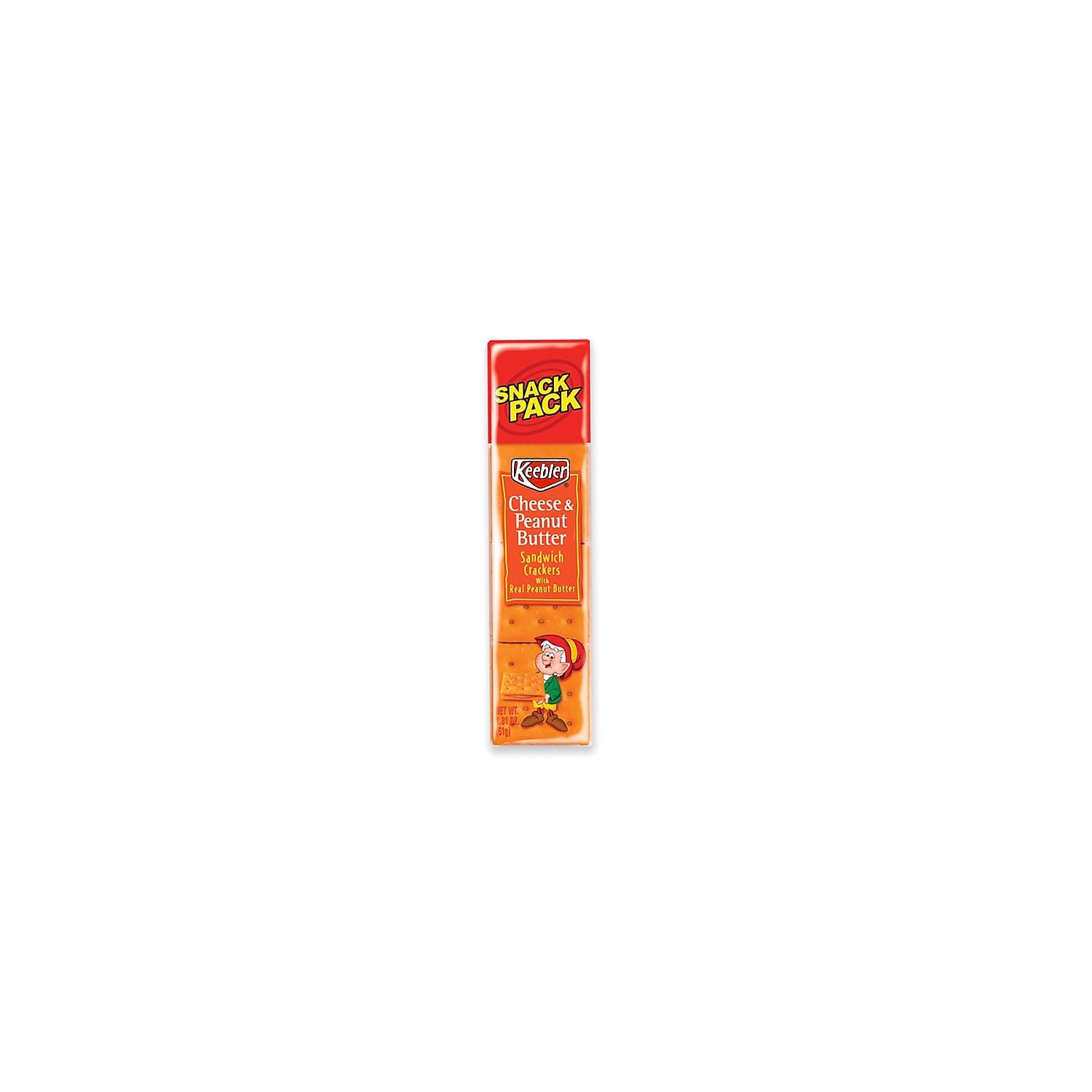 Keebler Cheese and Peanut Butter Crackers 1.8 oz. Pouch