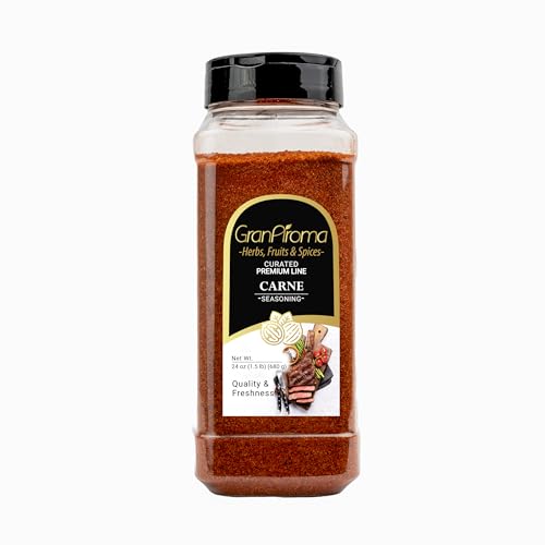 GranAroma Carne Seasoning, Authentic Spice Blend, Delicious Taste, Dry Rubs & Meat Dishes (1.5 Pound)