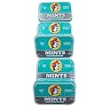 Buc-ee's 2025 Gluten Free & Sugar Free Mints - 50 mints Tin Can, Pack of 5 Non-GMO - Vegan - Soy Free - Natural Flavor (Wintergreen)