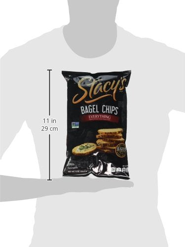 Stacy's Everything (Onion, Sesame, Poppy & Garlic) Flavored Bagel Chips, 7 Ounce (Pack of 12)