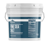 Earthborn Elements Fine Sea Salt, 1 Gallon Bucket, Sourced from Spain, Pure Ground, Baking & Cooking