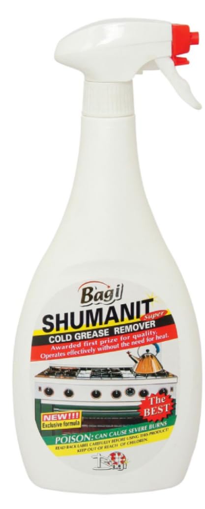 Shumanit Bagi Oven Cleaner 25Oz (750Ml) (Kosher For Passpver) Pack of (4) (39500)