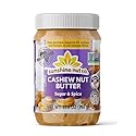 Sunshine Nut Company Gourmet Natural Cashew Butter, Sugar & Spice, 1 Pack, Vegan Spread with Hand-Roasted Mozambique Cashews, No Added Sugar, 13.6 oz
