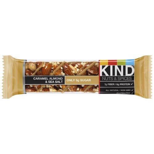 Kind, Nuts & Spices Bar, Caramel Almond (Pack of 8)