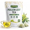 Respira Botanicals - Mullein Leaf Tea Bags for Lungs Cleanse and Respiratory Support, Plastic-Free, Plant-Based Tea Bags, Caffeine-Free, No Additives