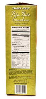 Trader Joes Pita Bite Snack and Entertainment Crackers 3 Pack