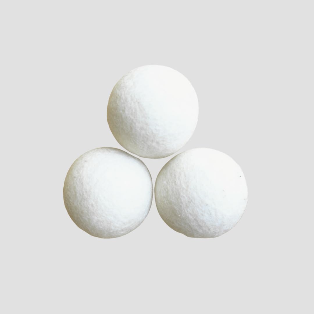 Dryer Balls 3 Pack by Revive Essential Oils - New Zealand Wool - Organic Natural Wool for Laundry, Fabric Softening, Anti Static, Baby Safe, No Lint