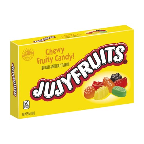 JuJy Fruits Chewy Candy 5 oz. Theater Box - Case of 12