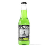 One(1) Single Bottle - Jones Soda Co. Green Apple Soda Flavor | 100% Cane Sugar Soda | Craft Soda Pop | Soda Soft Drinks | Glass Bottle Soda