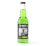 One(1) Single Bottle - Jones Soda Co. Green Apple Soda Flavor | 100% Cane Sugar Soda | Craft Soda Pop | Soda Soft Drinks | Glass Bottle Soda