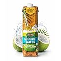 Nature's Greatest Foods, Organic Coconut Water, USDA Organic Certified, No Sugar Added, Never from Concentrate, Pure & Refreshing, 33.8 fl oz (Pack