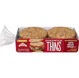 Arnold 100% Wheat Sandwich Thin, 6 ct. Valpa Products