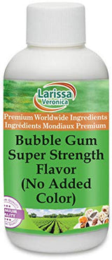 Bubble Gum Super Strength Flavor (No Added Color) (4 oz, ZIN: 527565) - 2 Pack