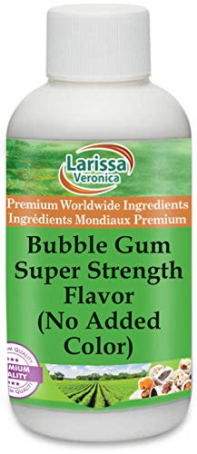 Bubble Gum Super Strength Flavor (No Added Color) (4 oz, ZIN: 527565) - 2 Pack