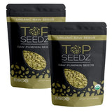 Top Seedz Certified USDA Organic Raw Pumpkin Seeds (Pepitas)| Premium Fresh and Unsalted, Shell-Free Pumpkin Seeds | Gluten-Free, Nut-Free, Vegan
