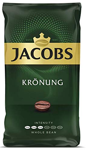 Jacobs Kronung Whole Bean Coffee 500 Gram / 17.6 Ounce (Pack of 2)