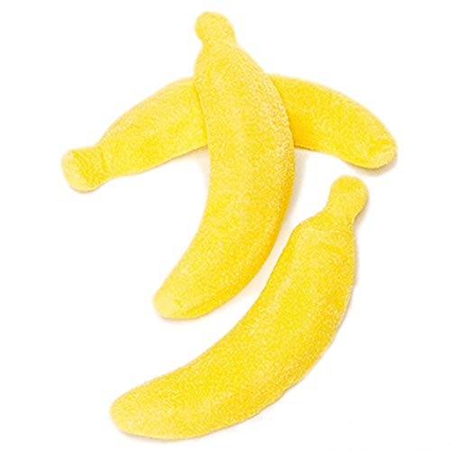Dulcefina chocolate and Sweets, Banana Gummy (Sugared) (2.200 Lbs)