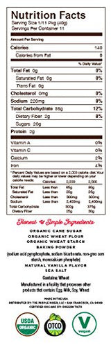 Miss Jones Baking Organic Yellow Cake and Cupcake Mix, Non-GMO, Vegan-Friendly, Moist and Fluffy: Vanilla (Pack of 1)