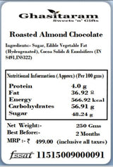 Ghasitaram Gifts Roasted Almond Chocolate