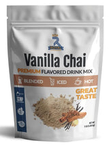 Royal Flavorings Vanilla Chai Premium Flavored Drink Mix for Blended Frappe, Iced or Hot Drinks, Stand up Resealable Bag 3 Lb.