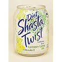 Shasta Diet Lime Lemon Soda, 8 ounce -- 48 per case.