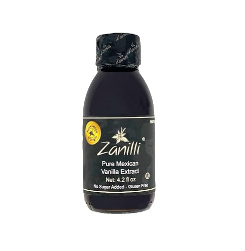 Zanilli Mexican Vanilla Extract - 4.2fl oz - Pure Vanilla Extract for Baking - No Sugar Added - Gluten Free
