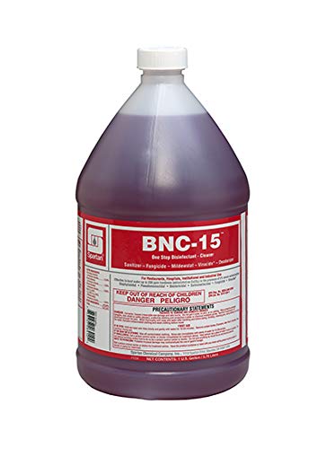 Spartan Chemical BNC-15 Sanitizing Solution Non-Acid Disenfectant, Virucide, Sanitizer, Fungicide, Mildewstat. (1 Gallon)