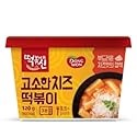 Dong Won God of Topokki Bowl Cheese, Hot& Spicy, Sweet & Spicy, Rose (120g/each) (Cheese, 1)