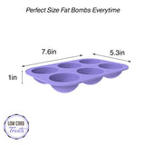 Keto Fat Bomb Snacks-Low Carb Diet Dessert Treat Tray-4 Delicious Ketogenic Recipes Included-2 Pack